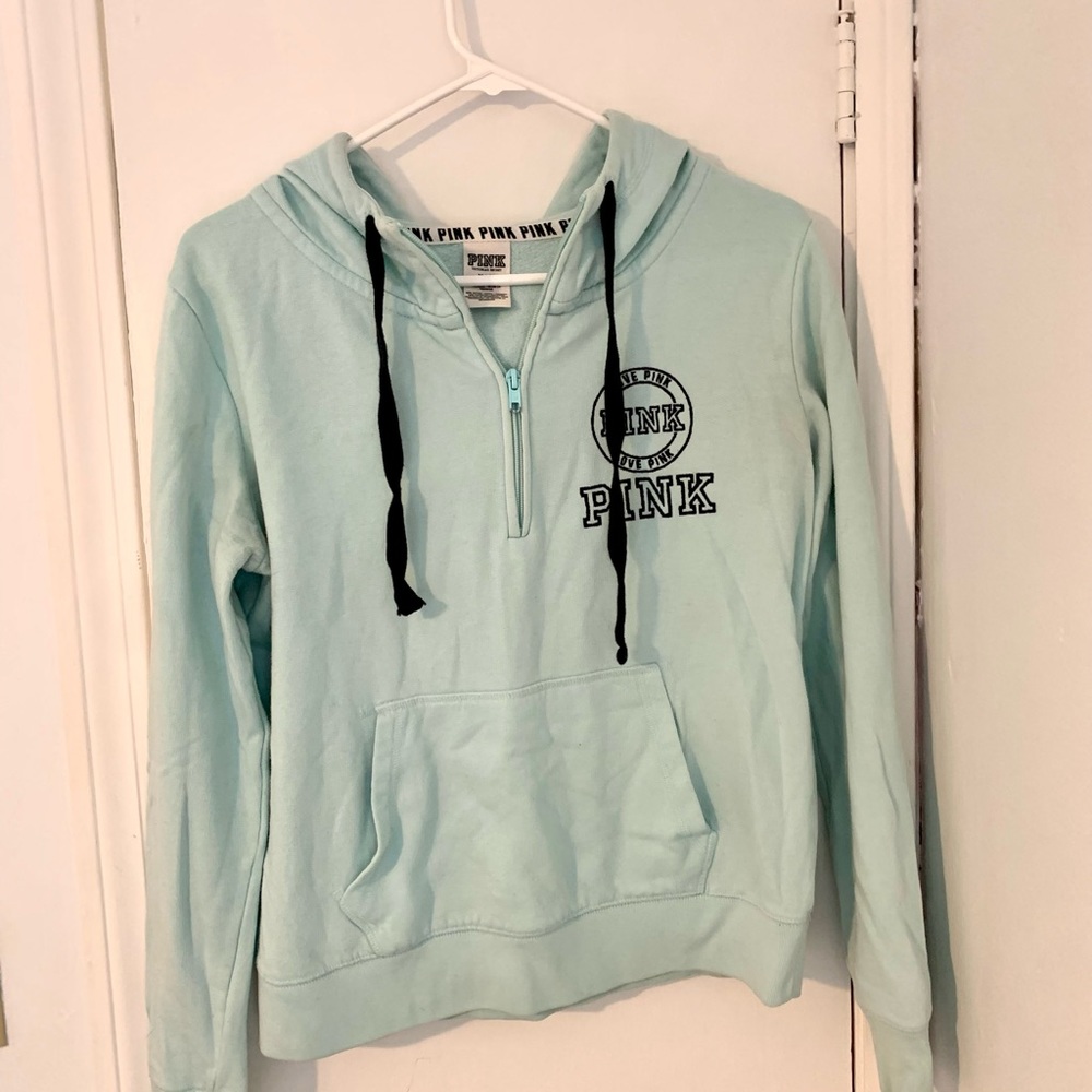 Blue quarter zip from Victoria secret. Size medium